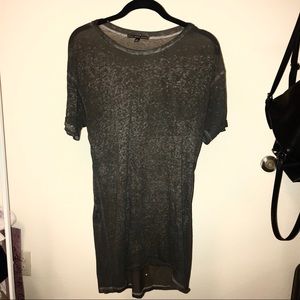 Sheer Gray Top/Dress Urban Outfitters